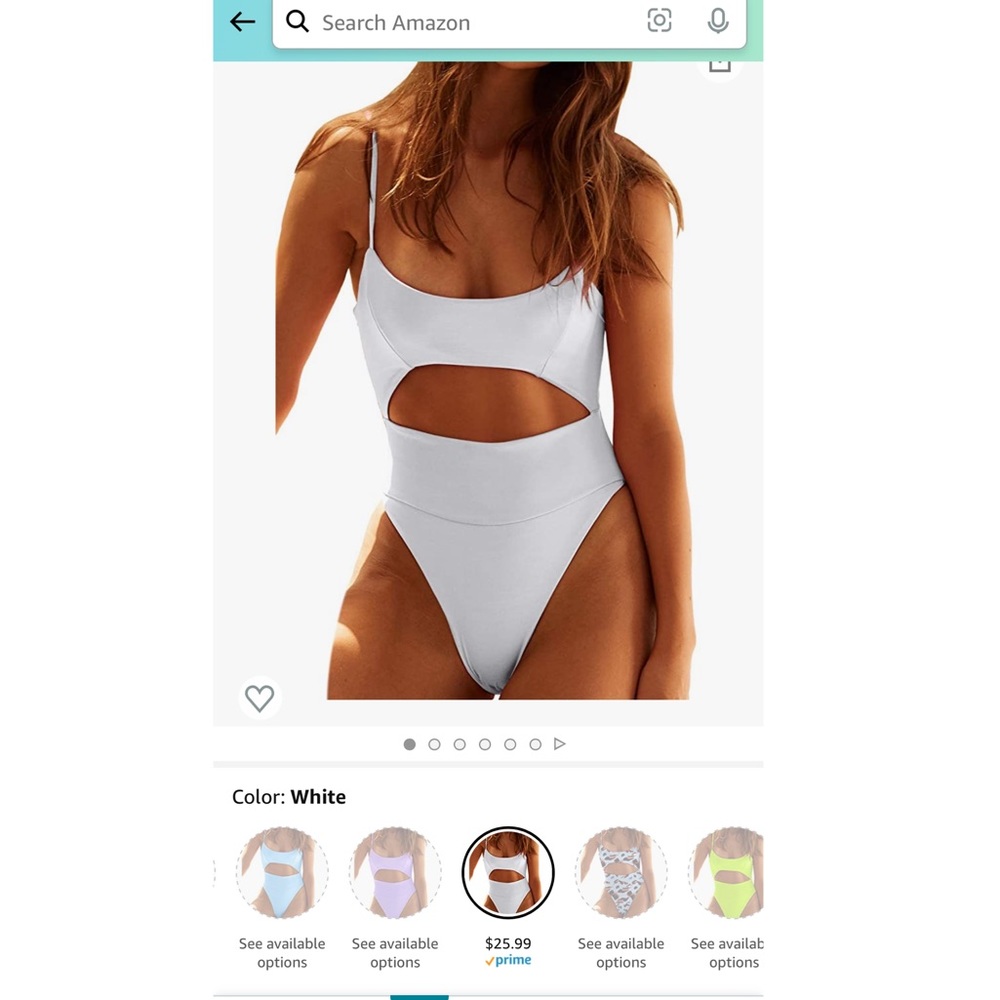 Brand New Cheeky one piece swimsuit